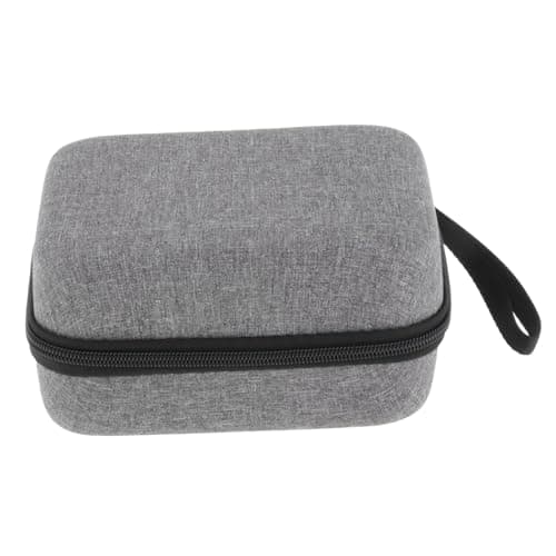 FVDPWYE EVA Hard Case Travel Pouch Tote Protection with Handle Storage Electronics Holder Carrying Bag for Organizing Accessories, Gray 19x14x10cm
