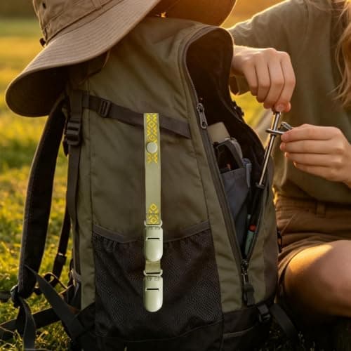 Nmzpnae Hat Clip for Bag Hands-Free Windproof Anti-Loss Secure Holder Hook — view 3