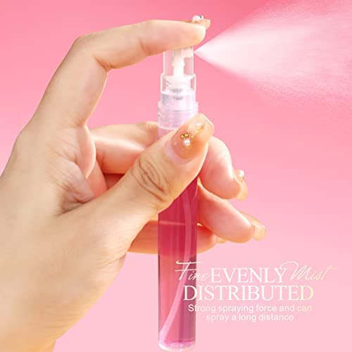 Fandamei Mini Spray Bottle, 10 Pack 10ml Plastic Spray Bottle, Fine Mist Refillable Perfume Bottle, Perfume Atomizer, Small Empty Sample Containers, Portable Travel Bottle — view 3