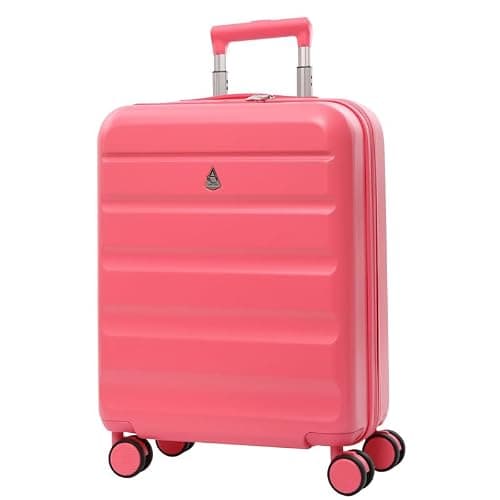 Aerolite 55x40x20 Expandable Ryanair Priority Cabin Suitcase, 4 Wheels