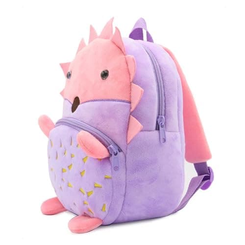 Backpack Laptop Work Bag for Women Men and Students, Grey Commuter Rucksack with organised Front Pockets, Comfortable Double Straps, Boys Girls Cute Toddler Preschool Style (One Size) — view 4