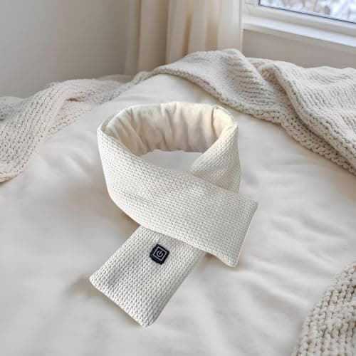 Heated Scarf Rechargeable Neck Warmer Scarf with 3 Temperature Settings — view 3