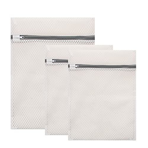 Delicates Wash Bags, GOFRIEND Laundry Bags Zippered Washing Machine Fine Mesh Bag for Delicates Blouse, Hosiery, T-shirt, Socks, Underwear, Bra, Lingerie Baby Clothes (3 SET) — view 2
