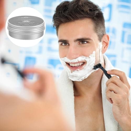 VILLFUL Soap Excellent Cleaning Effect for Shaving Men's with Peppermint Essential Oil and Practical Smooth and Refreshing Shave for Beard Portable Travel Use — view 6