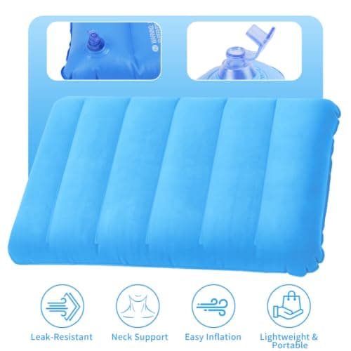 HOTUT 4 Pack Ultralight Inflatable Camping Pillows for Adults, Compressible — view 5