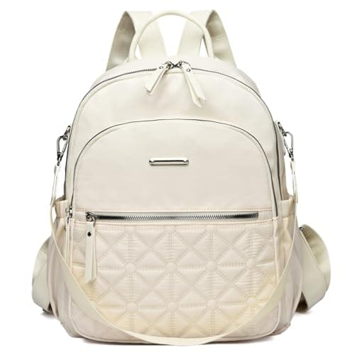 JANSBEN Small Backpack for Women, Elegant Anti-Theft Rucksack, Water Resistant Mini Daypack, Ladies Backpack Handbags for Travel, Work and School