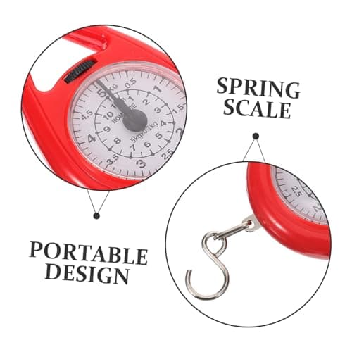 SOESFOUFU Portable Mini Scales Handheld Scale Lightweight Steel Abs Plastic Travel Luggage with Practical Hook for Travel — view 3