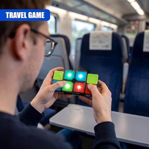 The Magic Toy Shop Magic Cube With 4 Modes, Music & Lights - Electronic Gadgets Brain Teasers For Children, Travel Games For Kids, Educational & Stem Toys, Memory & Puzzle Games — view 6