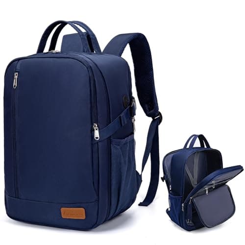 Lossga for Ryanair Cabin Bags Underseat 40x30x20 Anti Theft Carry-ons 40x20x25, Travel Backpack Cabin Size Hand Luggage Bag with Water Bottle Holder