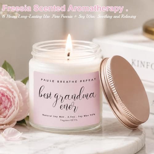 SHXWELL Grandma Gifts for Grandma Birthday Gifts, Unique Great Grandmas Gifts from Grandkids, Best Grandmother Gift Basket Tote Bag Grandmas Birthday Card for Christmas Mothers Day — view 5