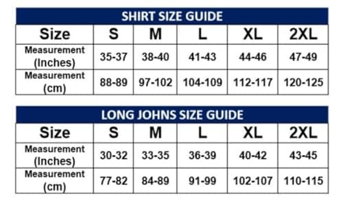 ZRWASKA® Men's Extreme Thermal Underwear Sets Tops & Bottoms, T-Shirt Long Sleeve Top Vest & Long Johns Trousers Warm Winter Thermals Men Set Base Layer Black, Size Large — view 3