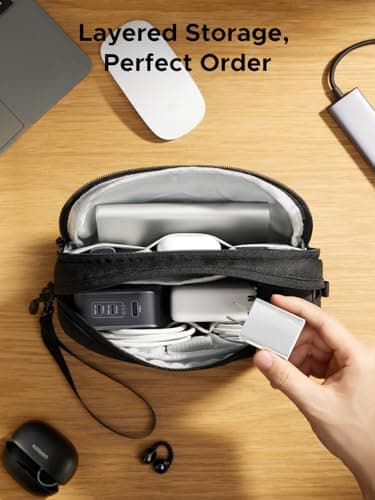 UGREEN Travel Tech Pouch, Cable Organiser Bag, Travel Essentials Organiser — view 3