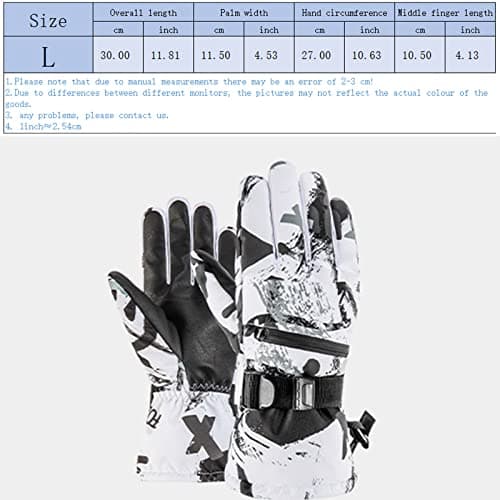 MARMODAY Winter Warm Gloves Waterproof Touchscreen Gloves Mens Warm Padded Insulated Thermal Winter Ski Gloves Travel Fitness Skiing Motorcycle Car Outdoor Gloves Blue Pink Camouflage — view 2