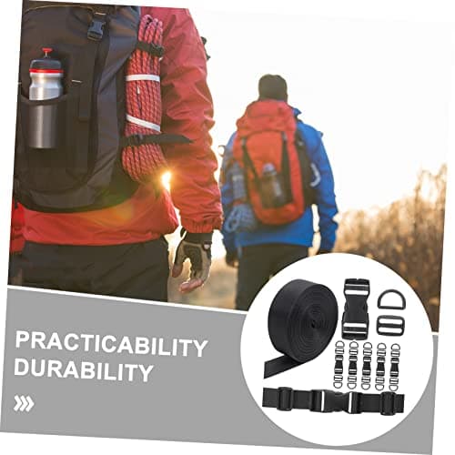 Homoyoyo Nylon Strap Kit Adjustable Quick Release Buckles for Bag Accessories for Backpack and Travel Luggage Repair — view 3