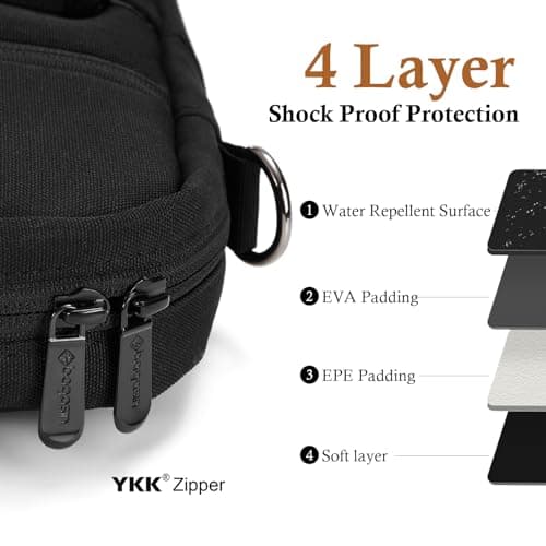 bagasin 17 17.3 18 Inch Laptop Shoulder Case Bag, Water-Repellent Briefcase — view 4