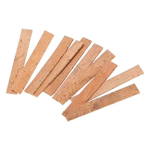 10Pcs Premium Cork Sheet for Clarinet and Saxophone, Music Instrument Joint Repair Kit, Wood Colour,Wind instrument accessories — view 4