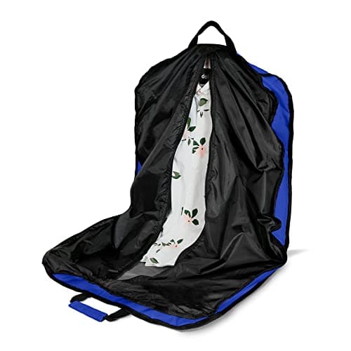 DALIX 39" Garment Bag Cover for Suits and Dresses Clothing Foldable w Pockets, Royal Blue, OneSize — view 5