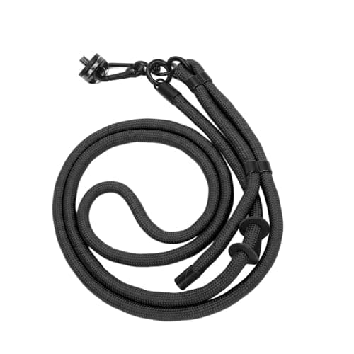 LIYJTK Action Camera Lanyard Adjustable Quick Release Anti Lost Rope for Pocket 3, Action 5, ONE X4 Adjustable Strap (Black) — view 5