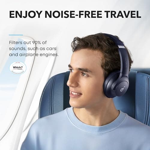 soundcore Anker Q20i, Hybrid Active Noise Cancelling Foldable Headphones — view 2