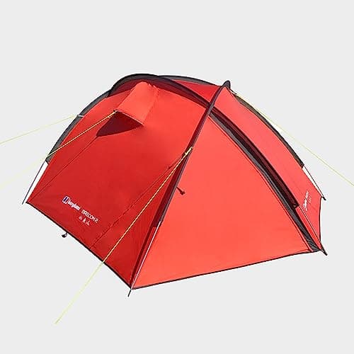 Berghaus Brecon 2 Tent for 2 People for Harsh Weather Conditions, 2 Man, Compact, Lightweight, Dome, Easy to Pitch, Backpacking, Festivals, Weekend Trips, Wild Camping, Hiking, 5000mm HH, Red — view 4