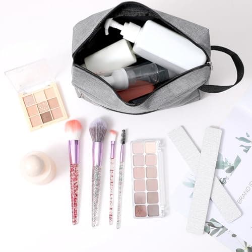 Pafeooui 8 Pack Travel Toiletry Bag, Water Resistant Portable Makeup Cosmetic Organizer Pouch Shaving Bag With Large Capacity For Men Women, 4 Colors — view 4
