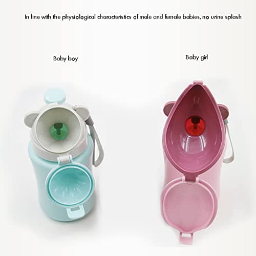 Travel Potty Blue, Portable Travel Toilet for Toddler Baby Nitty Pee Bottle Portable Kids Potty for Boys Car Camping, Urinal for Boys — view 4