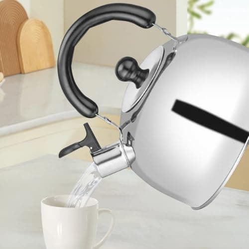 Ram© 3L Heavy Duty Camping Kettle Gas Stove Portable Tea Pot — view 6