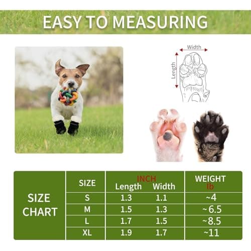Pet Supplies – Product Title Winter Dog Shoes Warm 4-Pack for Small and Medium Dogs Outdoor Outdoor Winter Washable Boots 4PCS (Black, XL) — view 6