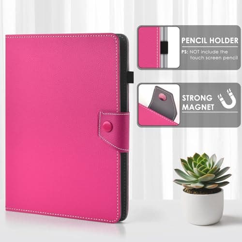 KATUMO Folio Leather Universal Case for 9.6-11 Inch Tablet, Black — view 6