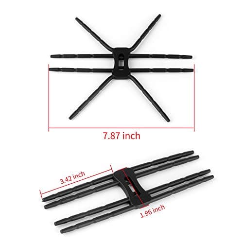 Bujingyun 2pcs Universal Smartphone Mount Bendable Phone Holder Animal Smartphone Stand Mobile Phone Cell Phone Mount for Car Hanging Cellphone Car Holder(Black) — view 2
