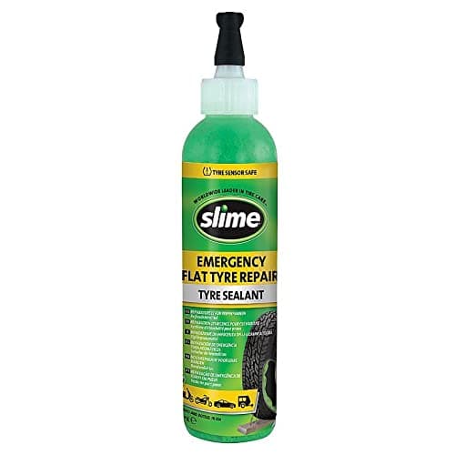 Slime CRK0305-IN Flat Tyre Puncture Repair, Smart Repair, Emergency Kit for Car Tyres & SDS-500/06-IN Flat Tyre Puncture Sealant, Emergency Repair, 473 mL (16oz) Bottle, Green, 550 g — view 4