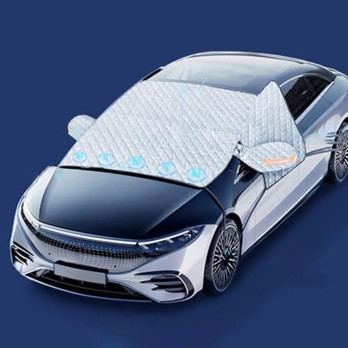 Tktouci Windshield Snow Cover Magnetic Windscreen Protector — view 3