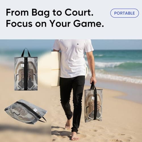 VUSIGN Large Shoe Bag for Travel, 1 Pack — view 4