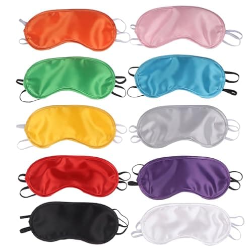 Van Der Linn Soft Eye Mask Sleeping Blindfold Travel Relaxation Comfortable Light Weight (Sky Blue Eyemask) — view 3