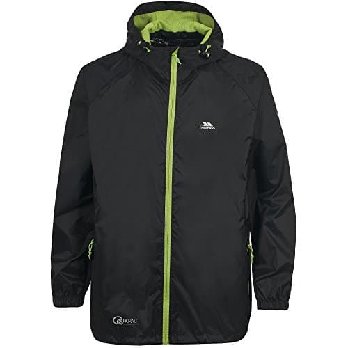 Trespass Kids Jacket Qikpac - Waterproof, Breathable, School Raincoat, 2 Zip Pockets, Full Zip, Adjustable Hood, Storm Flap, Ventilated Back, Lightweight, Packable — view 4