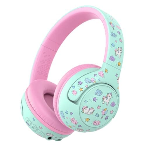 iClever BTH27 Toddler Headphones CPC Certified for 2+ Year Old Travle/iPad