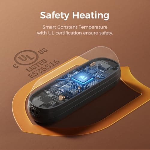 OCOOPA Hand Warmers Rechargeable 2 Pack, Electric Handwarmers Pocket Reusable Portable, USB Hand Warmers 2 in 1 Magnetic, 3 Levels Heat Instant, Safety Certified, for Golf Outdoor Skiing, UT2S Mini — view 6