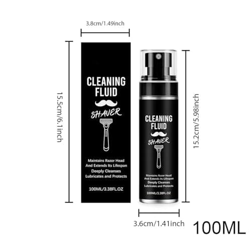 Electric Shaver Cleaning Solution 100ML Clipper Wash Spray — view 6