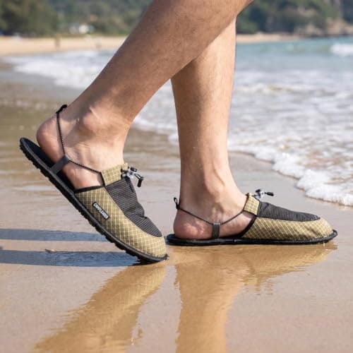 Ultralight Camp Shoes Foldable Canvas Slippers for Hiking and Travel — view 2