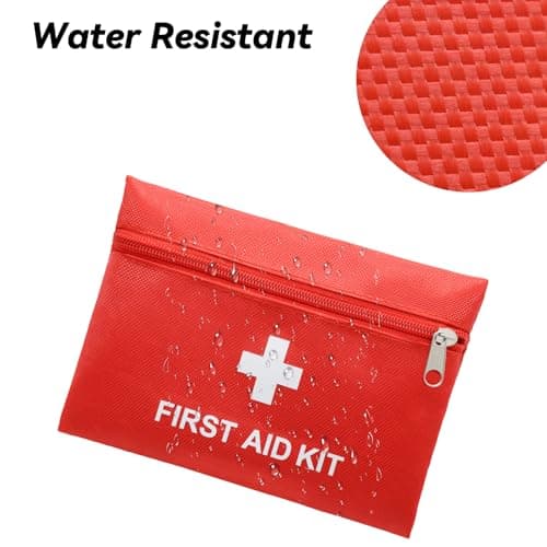 Hodeacc 6 Pack Empty First Aid Bag Mini Medical Kit Pouch Travel Essentials 7.87x5.51 inches Medicine Storage Bag for Car, Home, Camping, Hiking, Office, Outdoors (Bag Only) — view 4