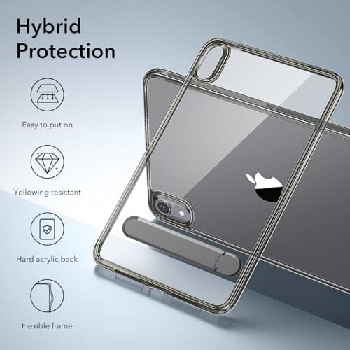 ESR for iPad mini A17 Pro Case, iPad mini 6th Gen Case, Black Clear — view 6