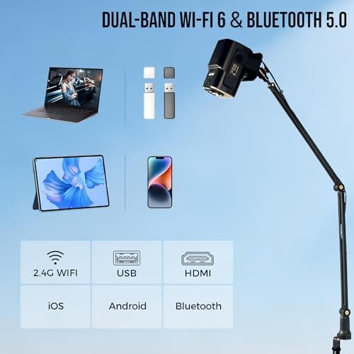 HI-REEKE Art Projector for Tracing, Smart Sketcher Drawing Projector Image on Wall and Canvas for Artists1 — view 3