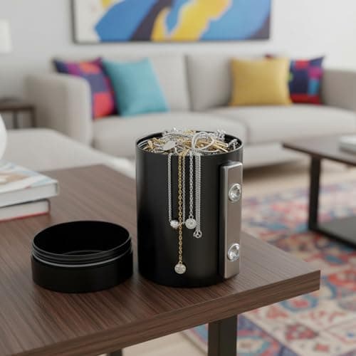 Smell Proof Storage Box, Pot with Magnetic Closure, Waterproof Coffee Container – For Keys, Tea, Jewellery, Silver, Kitchen, Travel, Camping and Storage — view 3
