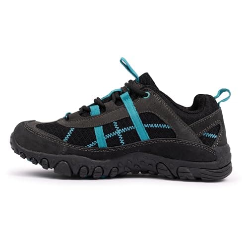 Trespass Womens Breathable Walking Shoes Fell Charcoal/Teal in Size - 37 — view 4