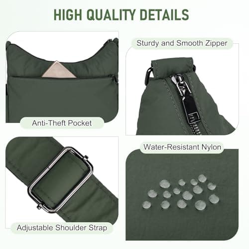 VASCHY Lightweight Crossbody Bag for Women,Shoulder Bag with RFID Blocking — view 5
