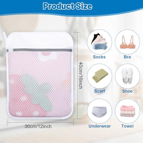Dntorx 3 PCS Durable Honeycomb Mesh For Delicates, Reusable 12inx16in — view 2