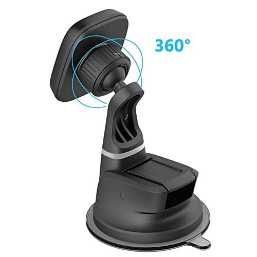 IWIO Magnetic Windscreen/Dashboard Car Universal Mobile Cradle Phone Holder compatible with Micromax Canvas Infinity Pro - BLACK — view 5