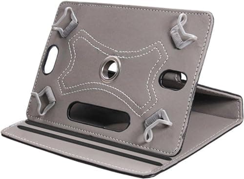 Universal 10 Inch Tablet Case Cover - Premium PU Leather 360 Degree Rotating Stand Folio Wallet Case + Free Stylus — view 5