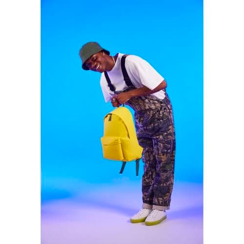 BagBase BG125 Original Fashion Backpack - Yellow/Graphite Grey — view 6