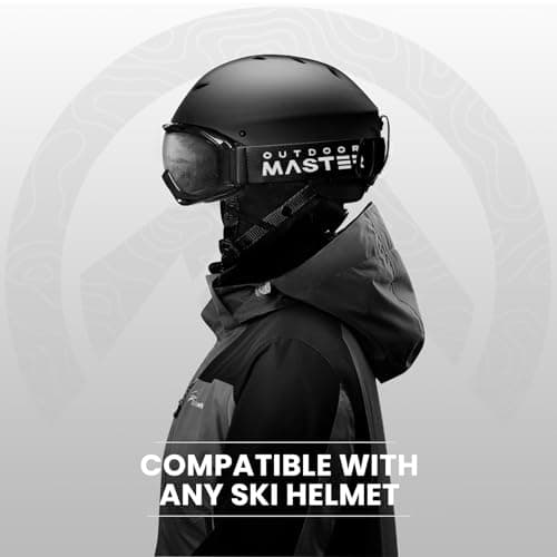 OutdoorMaster OTG Ski Goggles, Snowboard Goggles for Men, Women & Youth — view 5